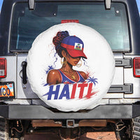 Haitian Princess Spare Tire Cover Haiti Flag Haitienne Melanin Black Girls