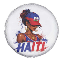 Haitian Princess Spare Tire Cover Haiti Flag Haitienne Melanin Black Girls