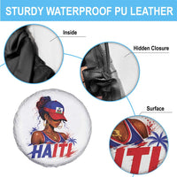 Haitian Princess Spare Tire Cover Haiti Flag Haitienne Melanin Black Girls