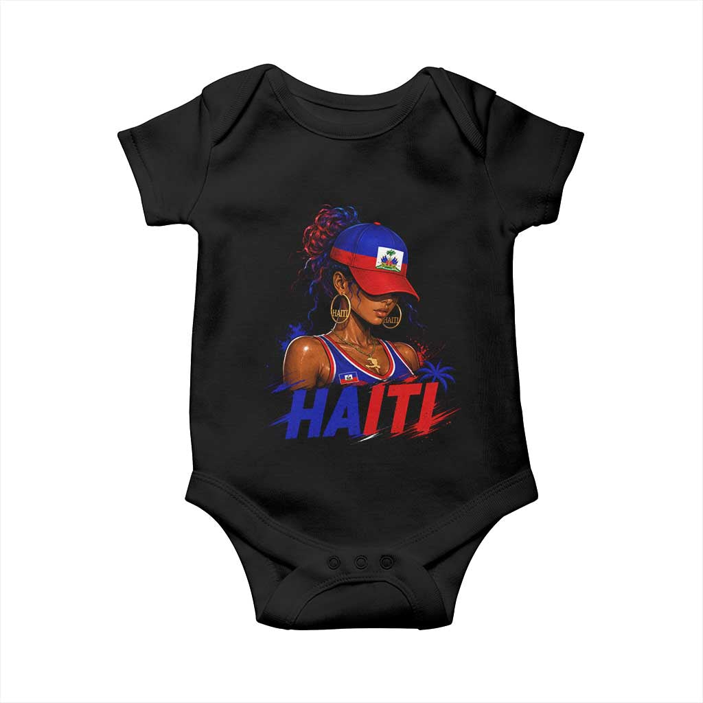 Haitian Princess Baby Onesie Haiti Flag Haitienne Melanin Black Girls