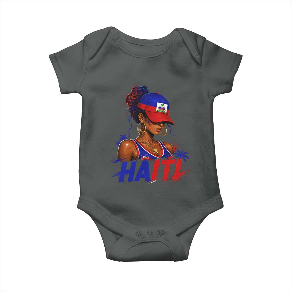 Haitian Princess Baby Onesie Haiti Flag Haitienne Melanin Black Girls