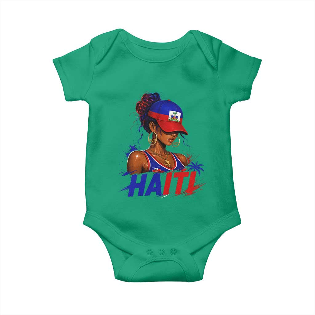 Haitian Princess Baby Onesie Haiti Flag Haitienne Melanin Black Girls