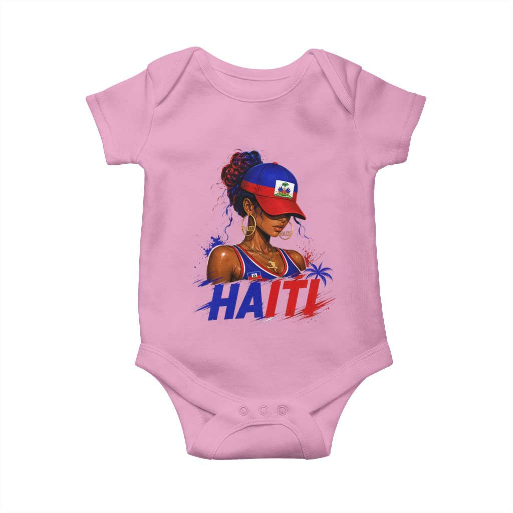 Haitian Princess Baby Onesie Haiti Flag Haitienne Melanin Black Girls