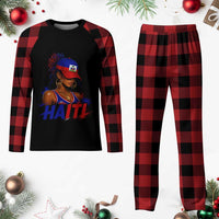 Haitian Princess Plaid Pajama Set Haiti Flag Haitienne Melanin Black Girls