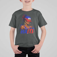 Haitian Princess T Shirt For Kid Haiti Flag Haitienne Melanin Black Girls
