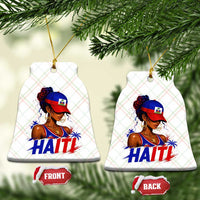 Haitian Princess Ceramic Ornament Haiti Flag Haitienne Melanin Black Girls