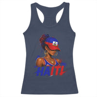 Haitian Princess Racerback Tank Top Haiti Flag Haitienne Melanin Black Girls