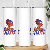 Haitian Princess Skinny Tumbler Haiti Flag Haitienne Melanin Black Girls