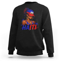 Haitian Princess Sweatshirt Haiti Flag Haitienne Melanin Black Girls