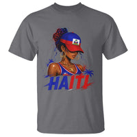 Haitian Princess T Shirt Haiti Flag Haitienne Melanin Black Girls