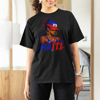 Haitian Princess T Shirt For Women Haiti Flag Haitienne Melanin Black Girls