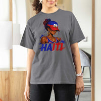 Haitian Princess T Shirt For Women Haiti Flag Haitienne Melanin Black Girls