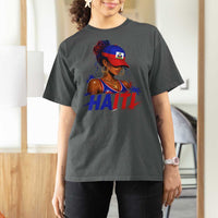 Haitian Princess T Shirt For Women Haiti Flag Haitienne Melanin Black Girls