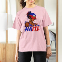 Haitian Princess T Shirt For Women Haiti Flag Haitienne Melanin Black Girls