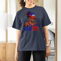 Haitian Princess T Shirt For Women Haiti Flag Haitienne Melanin Black Girls