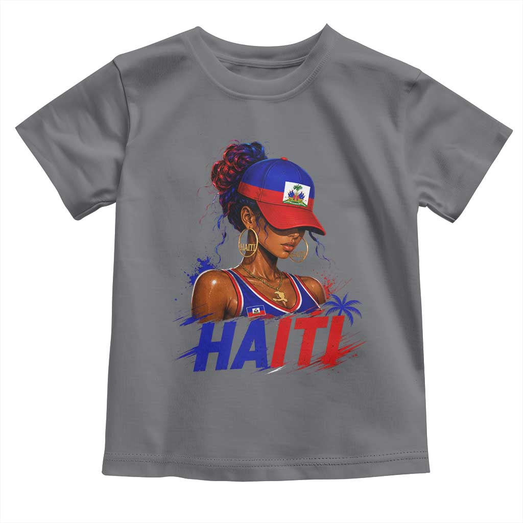 Haitian Princess Toddler T Shirt Haiti Flag Haitienne Melanin Black Girls