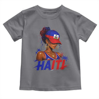 Haitian Princess Toddler T Shirt Haiti Flag Haitienne Melanin Black Girls