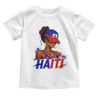 Haitian Princess Toddler T Shirt Haiti Flag Haitienne Melanin Black Girls