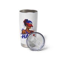 Haitian Princess Tumbler Cup Haiti Flag Haitienne Melanin Black Girls