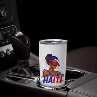 Haitian Princess Tumbler Cup Haiti Flag Haitienne Melanin Black Girls