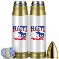 Haiti Pride Bullet Tumbler Retro Vintage Haitian Flag Map Pride Graphic