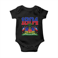 Haitian Revolution 1804 Baby Onesie Haiti Flag Independence Day Haitian Graphic