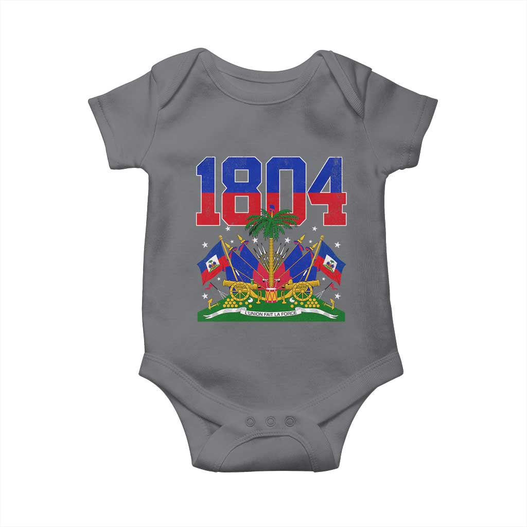 Haitian Revolution 1804 Baby Onesie Haiti Flag Independence Day Haitian Graphic