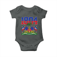 Haitian Revolution 1804 Baby Onesie Haiti Flag Independence Day Haitian Graphic