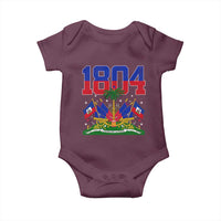 Haitian Revolution 1804 Baby Onesie Haiti Flag Independence Day Haitian Graphic