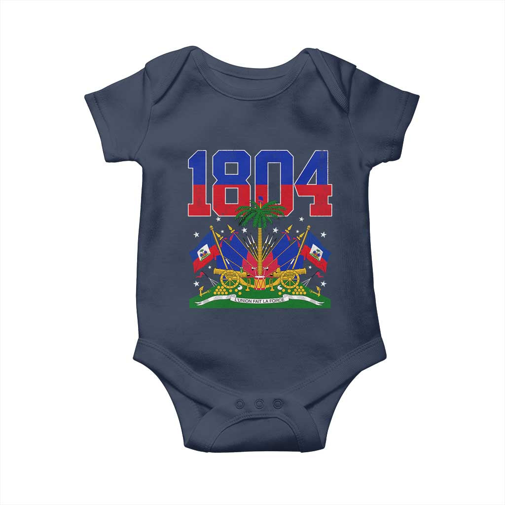 Haitian Revolution 1804 Baby Onesie Haiti Flag Independence Day Haitian Graphic
