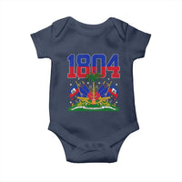 Haitian Revolution 1804 Baby Onesie Haiti Flag Independence Day Haitian Graphic