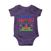 Haitian Revolution 1804 Baby Onesie Haiti Flag Independence Day Haitian Graphic