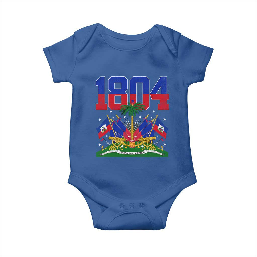 Haitian Revolution 1804 Baby Onesie Haiti Flag Independence Day Haitian Graphic