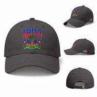 Haitian Revolution 1804 Baseball Cap Haiti Flag Independence Day Haitian Graphic