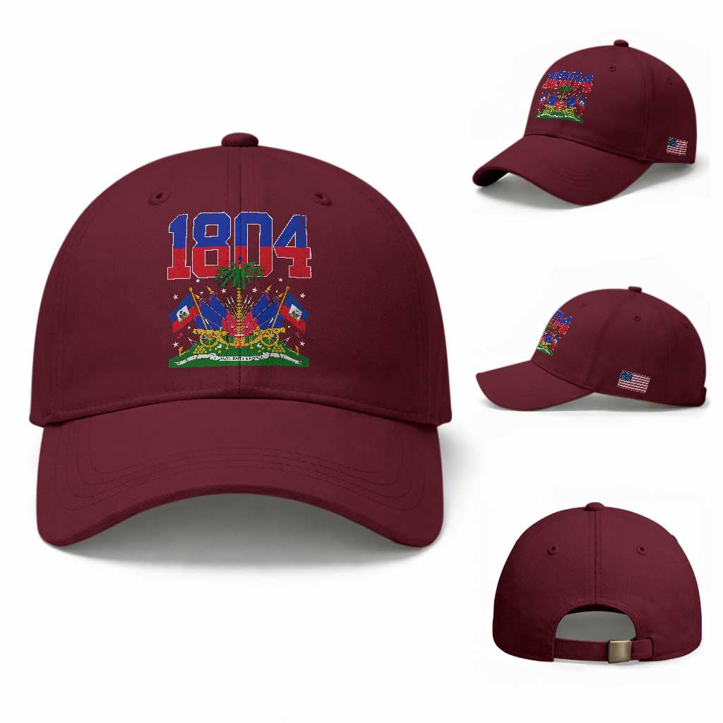 Haitian Revolution 1804 Baseball Cap Haiti Flag Independence Day Haitian Graphic