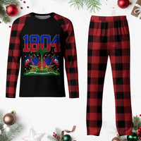 Haitian Revolution 1804 Plaid Pajama Set Haiti Flag Independence Day Haitian Graphic