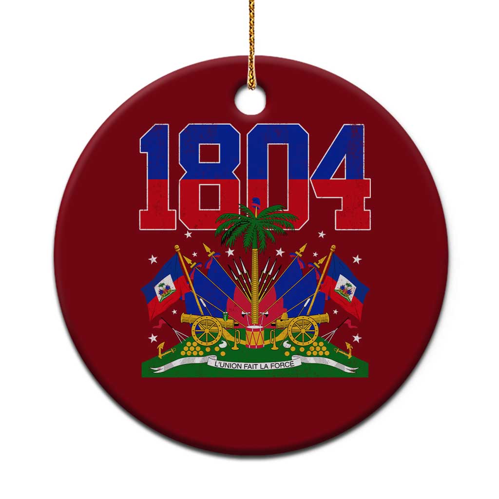 Haitian Revolution 1804 Ceramic Ornament Haiti Flag Independence Day Haitian Graphic