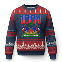 Haitian Revolution 1804 Ugly Christmas Sweater Haiti Flag Independence Day Haitian Graphic