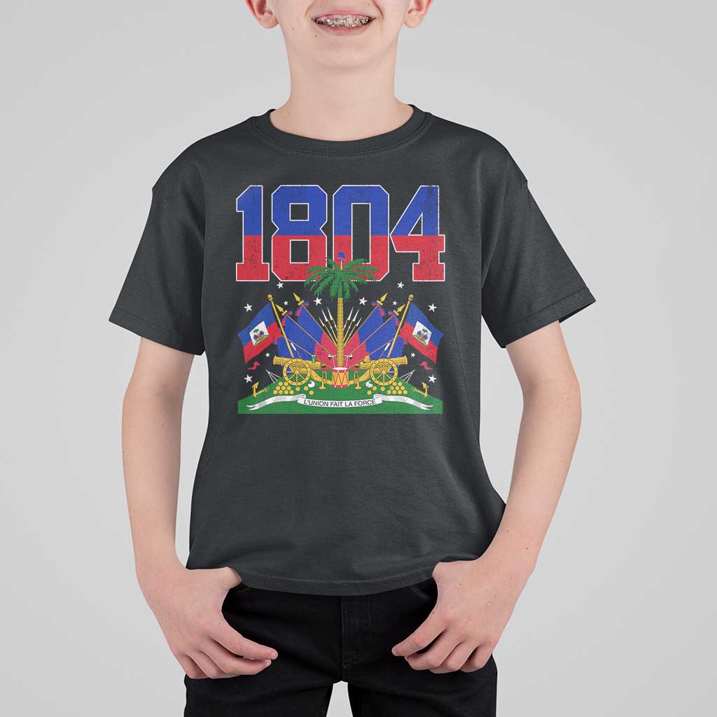 Haitian Revolution 1804 T Shirt For Kid Haiti Flag Independence Day Haitian Graphic