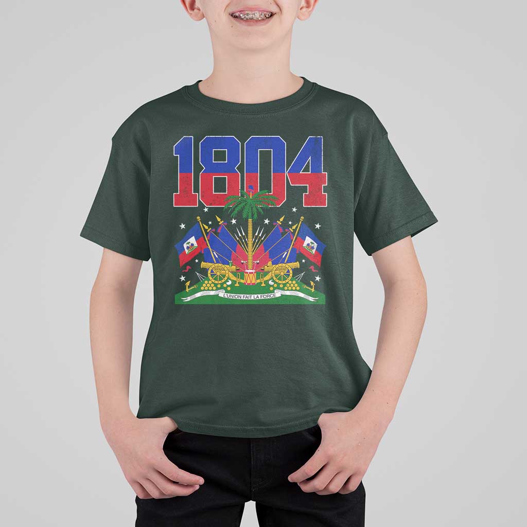 Haitian Revolution 1804 T Shirt For Kid Haiti Flag Independence Day Haitian Graphic