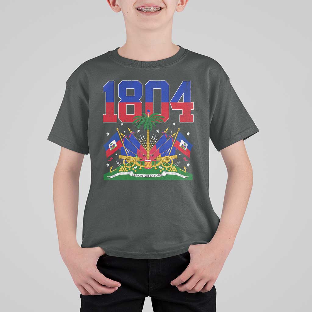 Haitian Revolution 1804 T Shirt For Kid Haiti Flag Independence Day Haitian Graphic