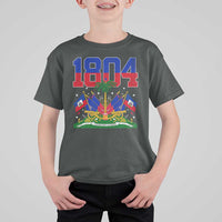 Haitian Revolution 1804 T Shirt For Kid Haiti Flag Independence Day Haitian Graphic