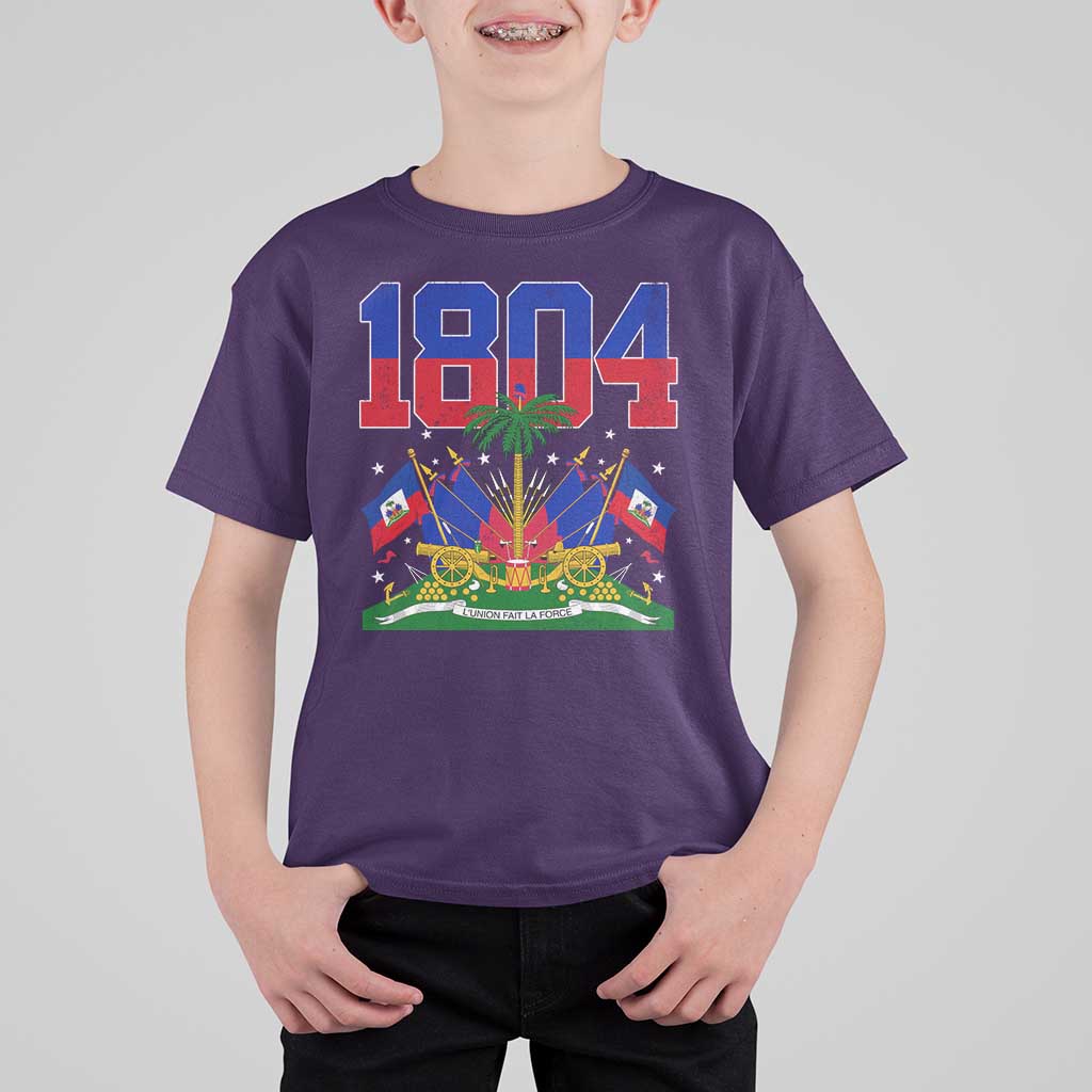 Haitian Revolution 1804 T Shirt For Kid Haiti Flag Independence Day Haitian Graphic
