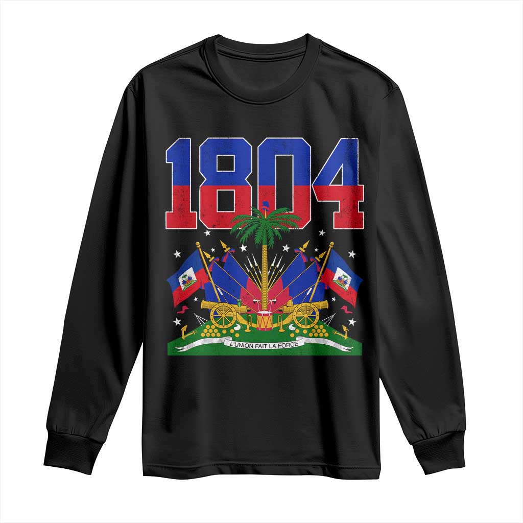 Haitian Revolution 1804 Long Sleeve Shirt Haiti Flag Independence Day Haitian Graphic