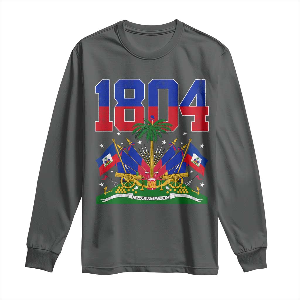 Haitian Revolution 1804 Long Sleeve Shirt Haiti Flag Independence Day Haitian Graphic