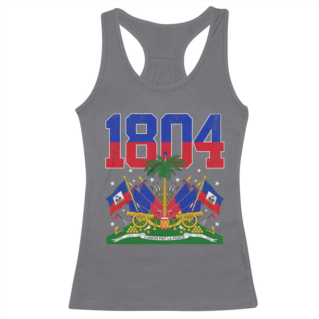 Haitian Revolution 1804 Racerback Tank Top Haiti Flag Independence Day Haitian Graphic