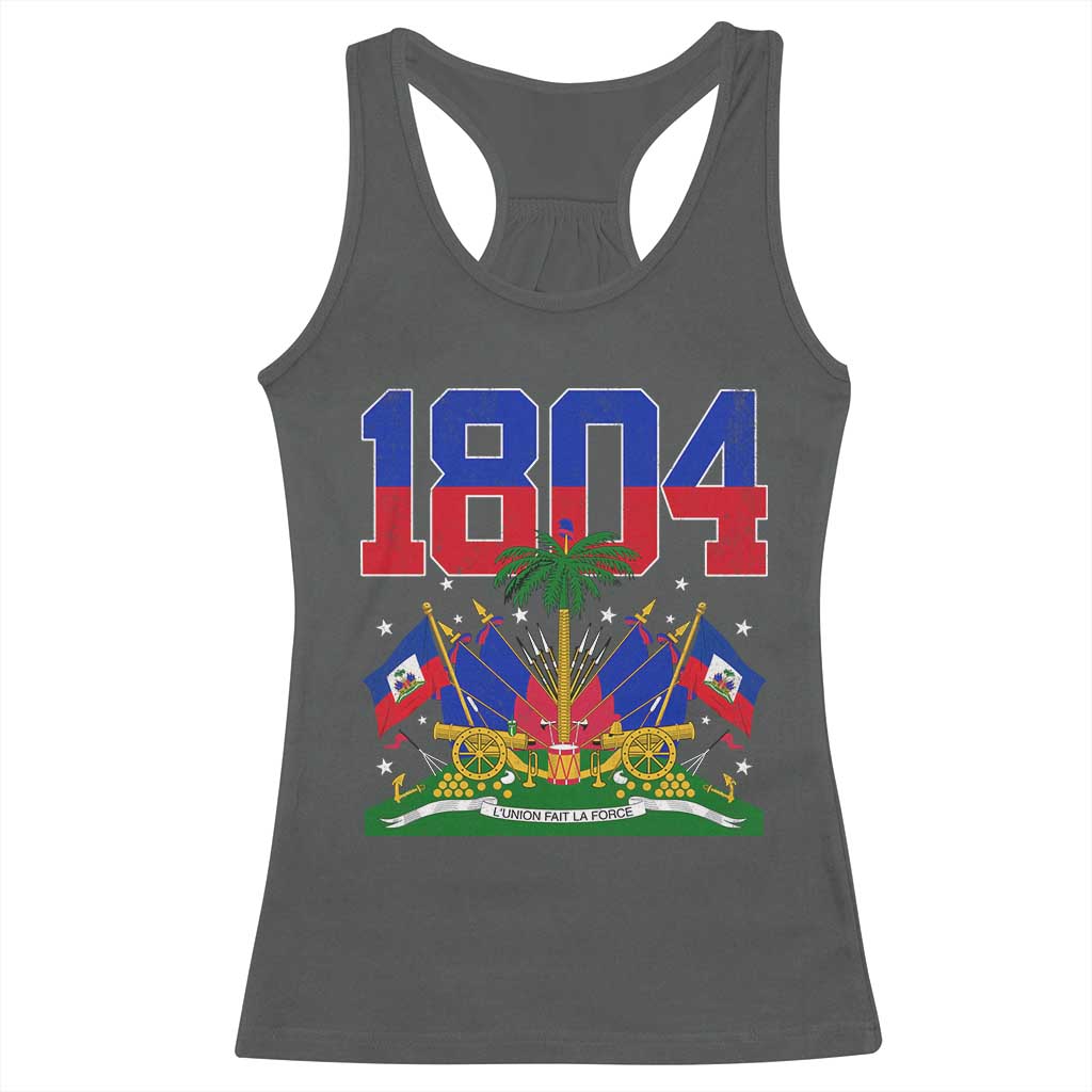 Haitian Revolution 1804 Racerback Tank Top Haiti Flag Independence Day Haitian Graphic