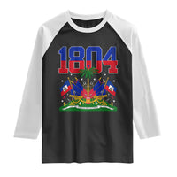 Haitian Revolution 1804 Raglan Shirt Haiti Flag Independence Day Haitian Graphic