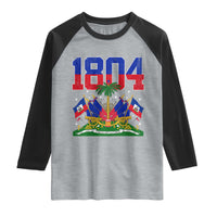 Haitian Revolution 1804 Raglan Shirt Haiti Flag Independence Day Haitian Graphic