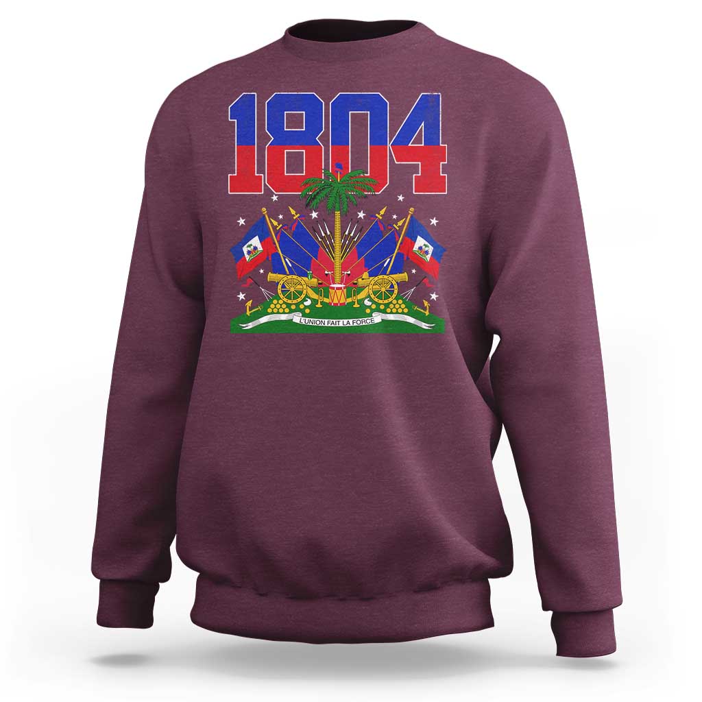 Haitian Revolution 1804 Sweatshirt Haiti Flag Independence Day Haitian Graphic